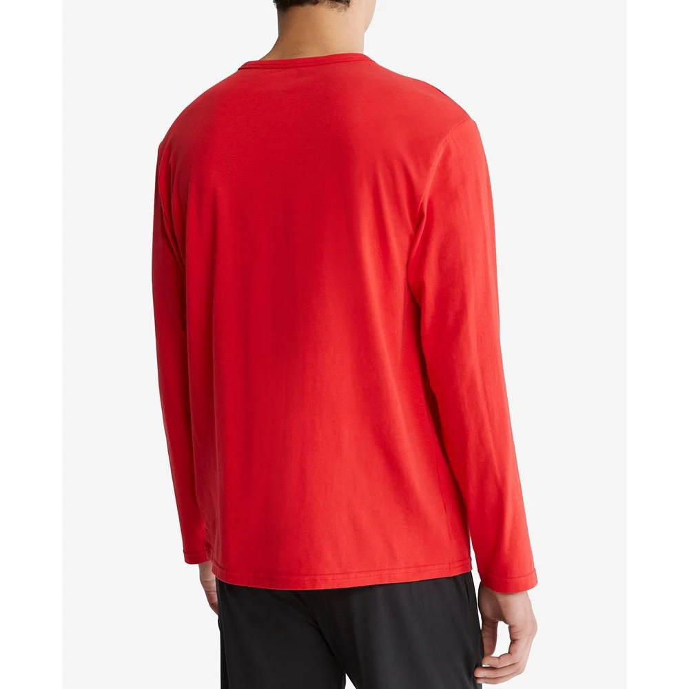 商品Calvin Klein|Men's Long-Sleeve Crewneck Stretch Shirt,价格¥152,第2张图片详细描述