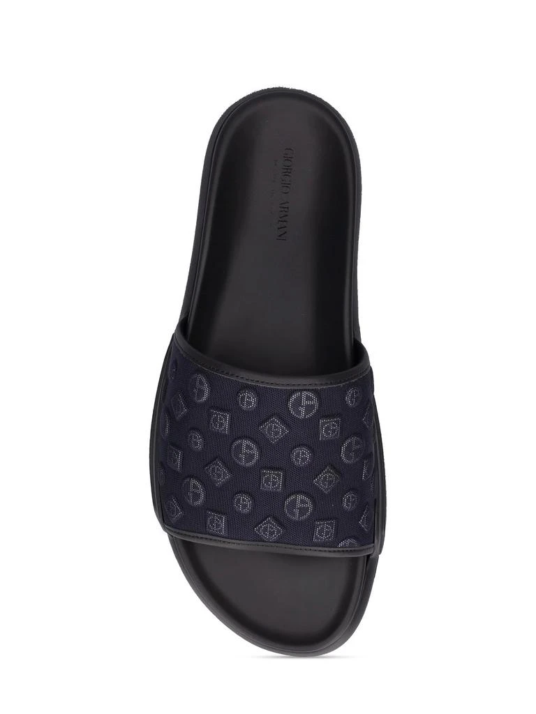 商品Giorgio Armani|Logo Slip On Sandals,价格¥2224,第3张图片详细描述