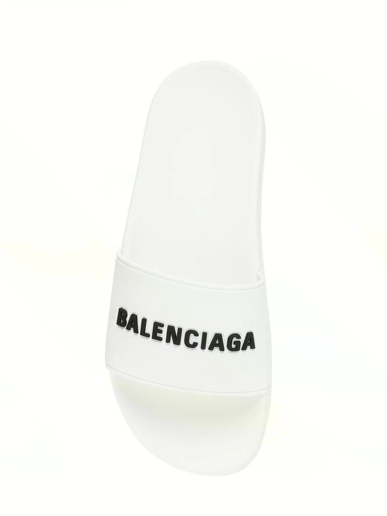商品Balenciaga|Logo Rubber Pool Slide Sandals,价格¥2983,第5张图片详细描述