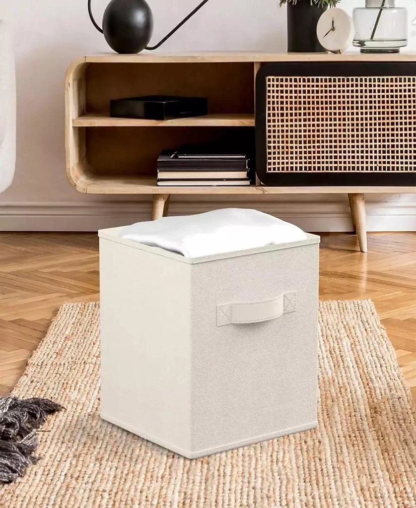 商品Ornavo Home|Foldable Storage Cube Bin with Dual Handles- Set of 6,价格¥260,第4张图片详细描述