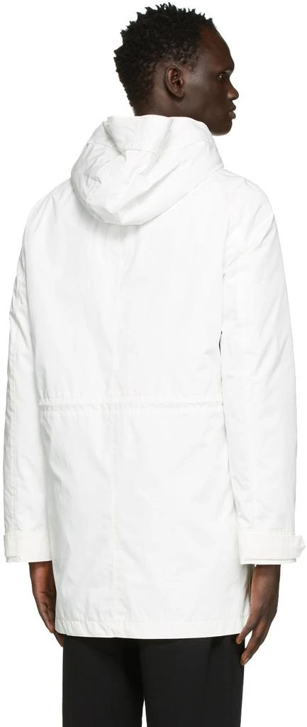 商品Yves Salomon|White Down & Shearling Bachette Parka,价格¥6437,第3张图片详细描述