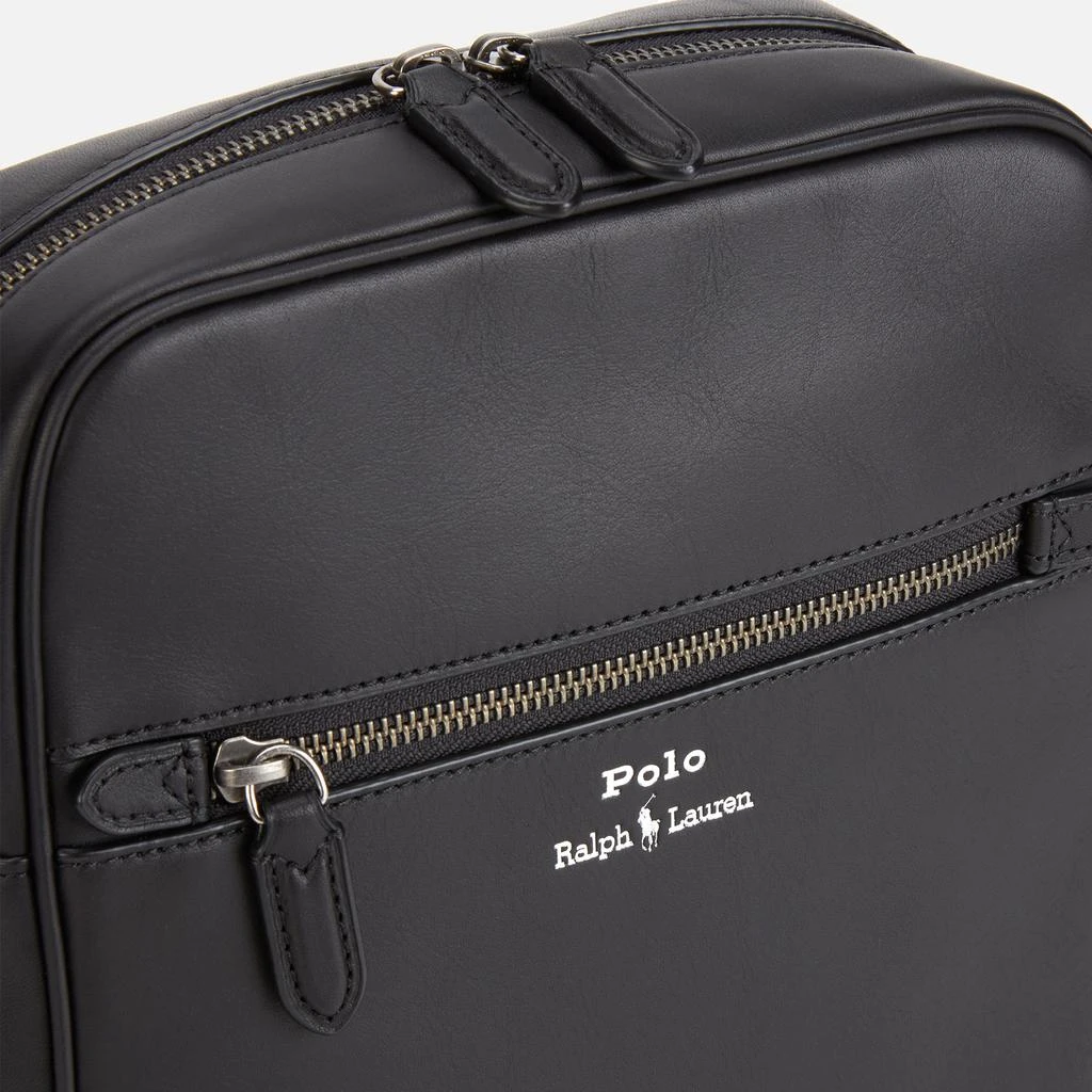 商品Ralph Lauren|Polo Ralph Lauren Men's Smooth Leather Cross Body Bag - Black,价格¥1930,第4张图片详细描述