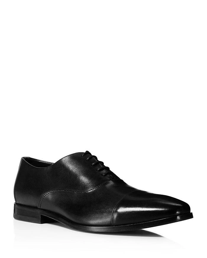 商品Hugo Boss|真皮牛津鞋 Men's Highline Cap Toe Oxfords - 100% Exclusive,价格¥989,第1张图片