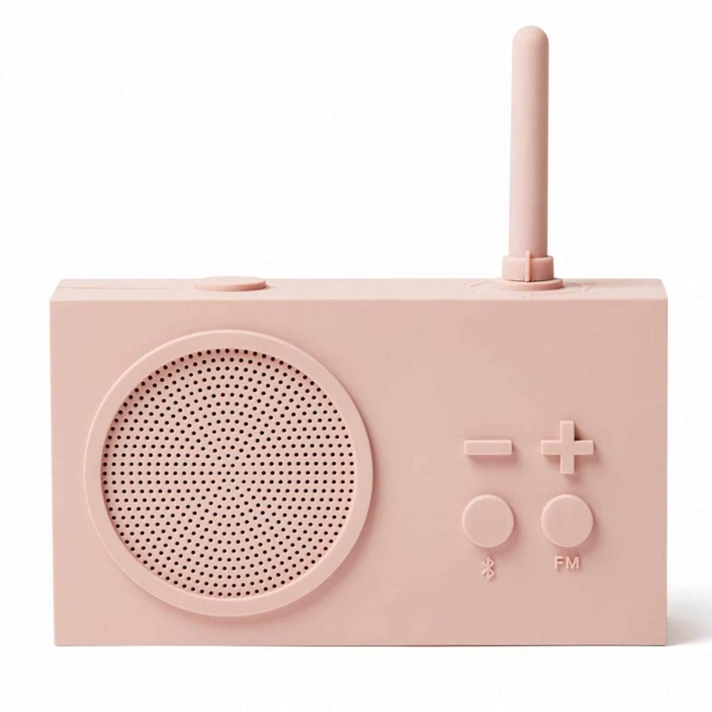 Lexon TYKHO 3 FM Radio and Bluetooth Speaker - Pink商品第2张图片规格展示