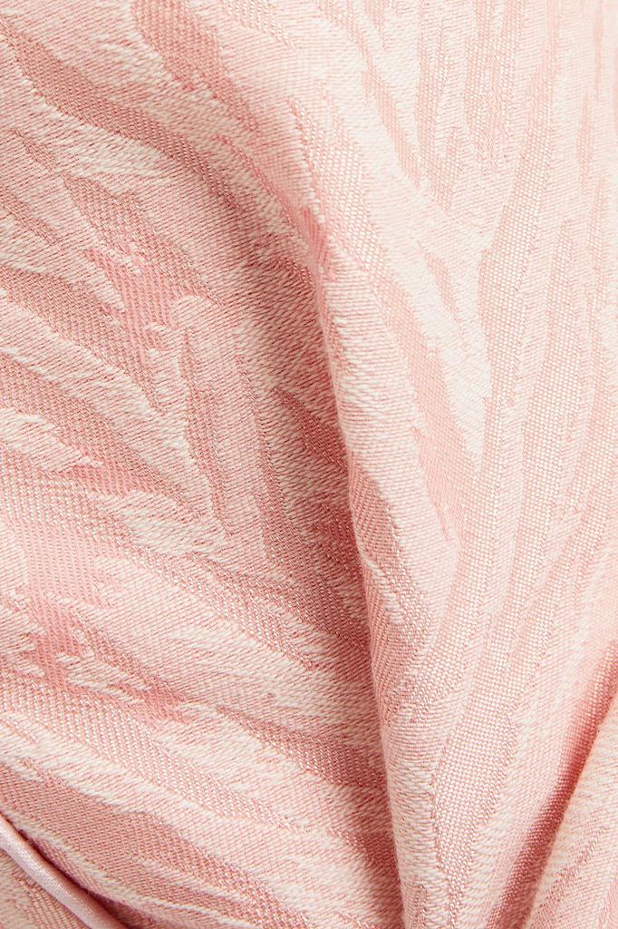 Zeby cotton-blend jacquard mini skirt商品第4张图片规格展示