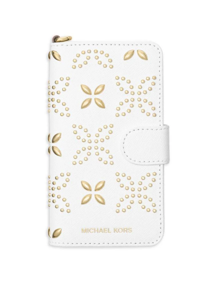 商品Michael Kors|Folio Leather iPhone 7 Case,价格¥270,第1张图片