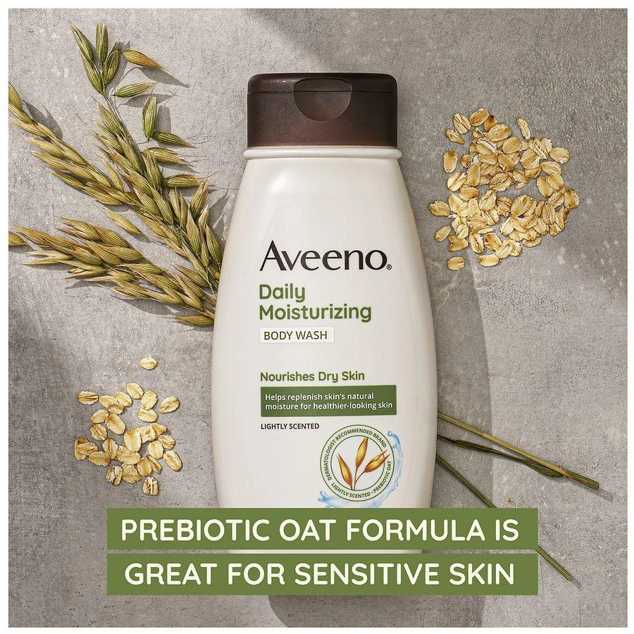 商品Aveeno|Daily Moisturizing Oat Body Wash For Dry Skin Unspecified,价格¥80,第4张图片详细描述