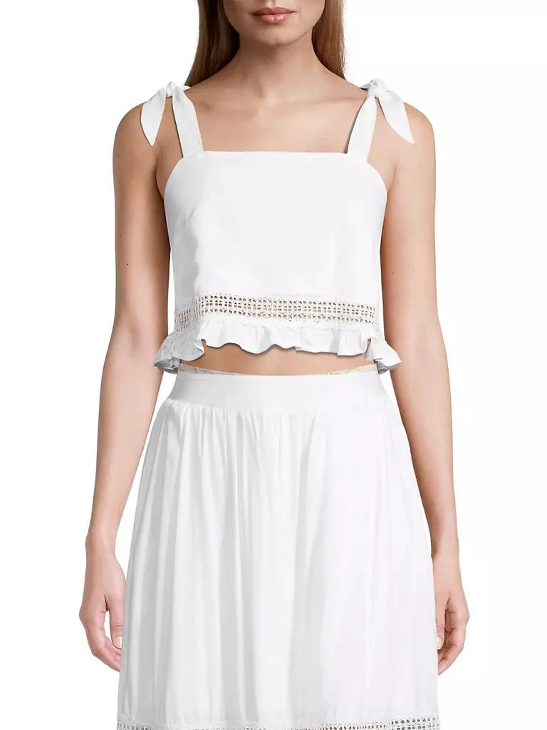 商品Aurum|Lace Ruffle Tank,价格¥223,第3张图片详细描述