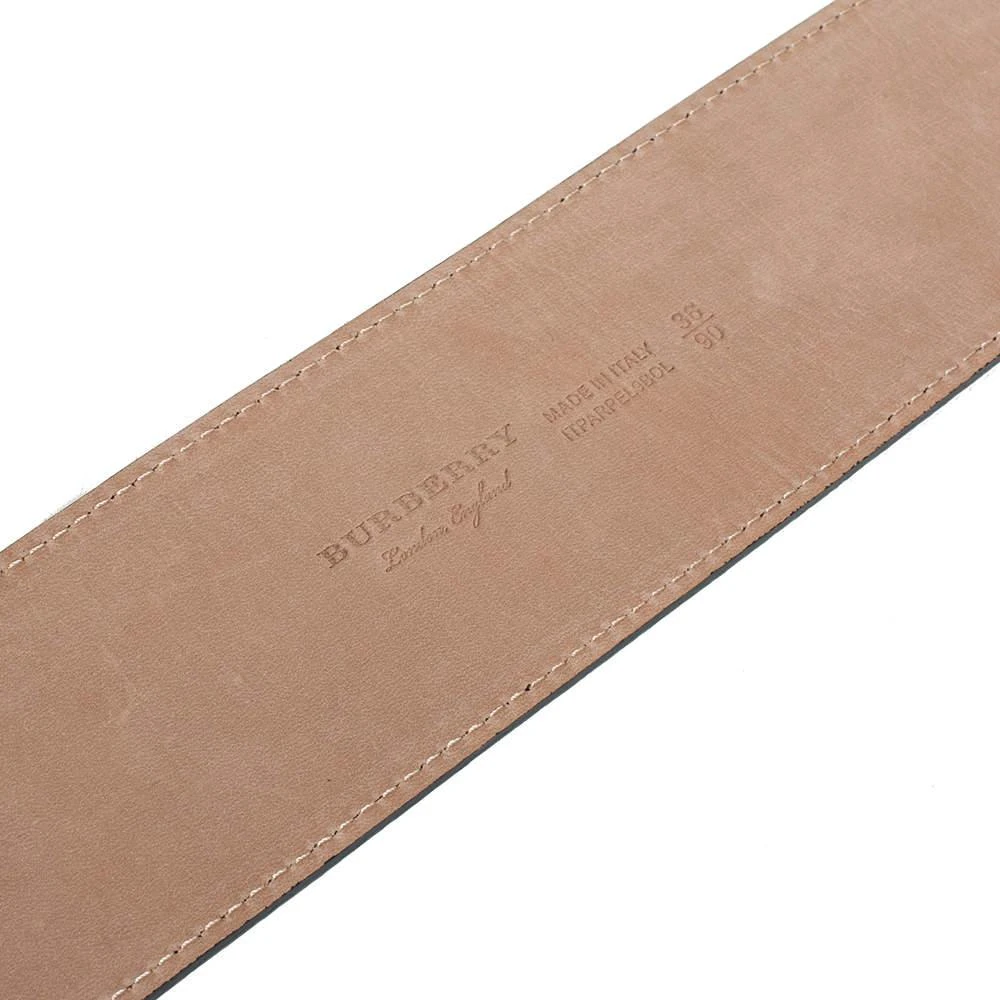 商品[二手商品] Burberry|Burberry Light Beige Leather Cecile Waist Belt 90CM,价格¥1261,第5张图片详细描述