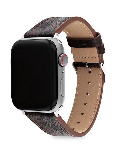 商品Coach|Apple® Watch Signature Canvas Strap,价格¥697,第5张图片详细描述