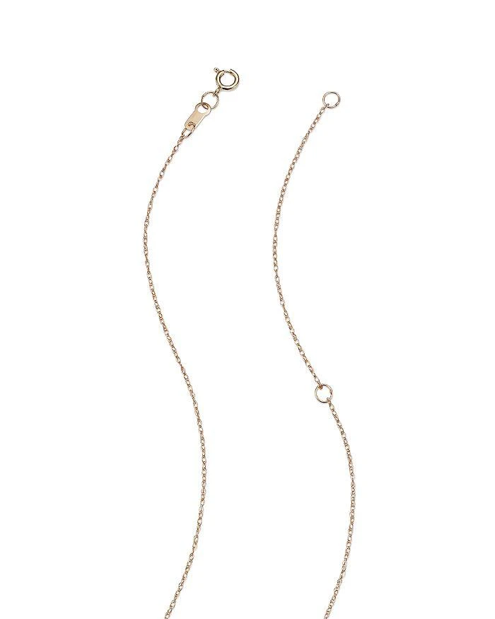商品Bloomingdale's|Cultured Freshwater Pearl and Diamond Pendant Necklace in 14K Yellow Gold, 18",价格¥3806,第4张图片详细描述