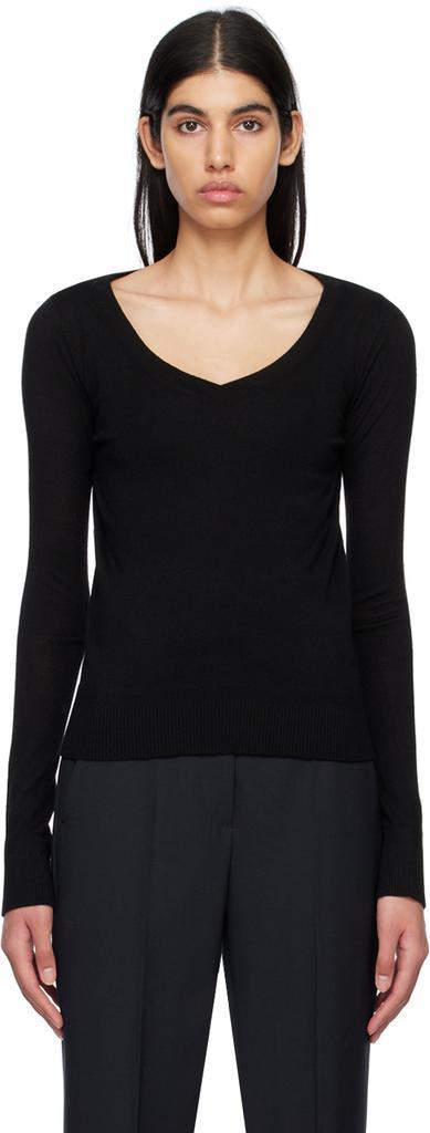 商品Max Mara|Black Folgore Sweater,价格¥2641,第1张图片