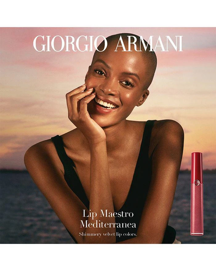 商品Armani|Lip Maestro Mediterranea Liquid Matte Lipstick,价格¥338,第5张图片详细描述