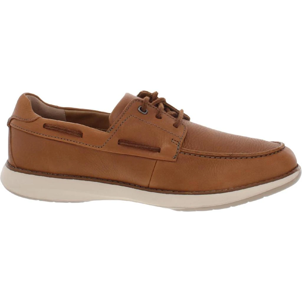 商品Clarks|Clarks Mens Un Pilot Lace Leather Slip On Boat Shoes,价格¥282,第2张图片详细描述