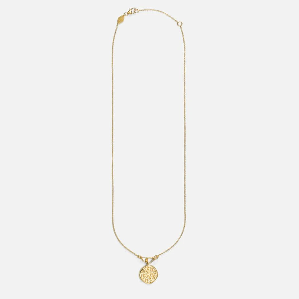 商品Anni Lu|Anni Lu Kiss Me Kiss Me 18-Karat Gold-Plated Necklace,价格¥696,第1张图片