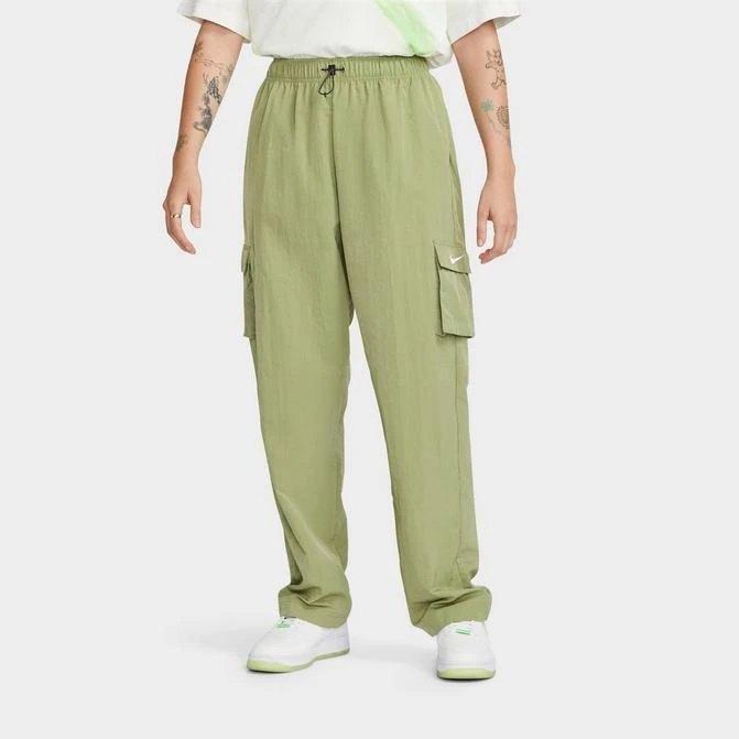 商品NIKE|Women's Nike Sportswear Essential High-Rise Woven Cargo Pants,价格¥596,第1张图片