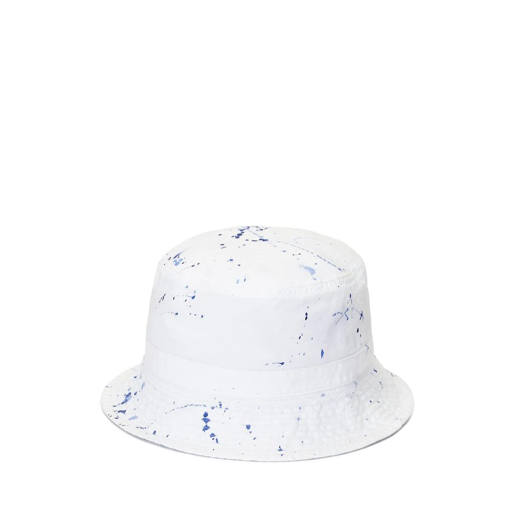 商品Ralph Lauren|Paint-Splatter Polo Bear Bucket Hat (Big Kid),价格¥337,第2张图片详细描述