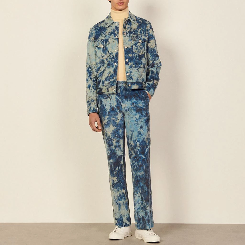 商品Sandro|Tie-dye velvet jacket,价格¥1214,第1张图片