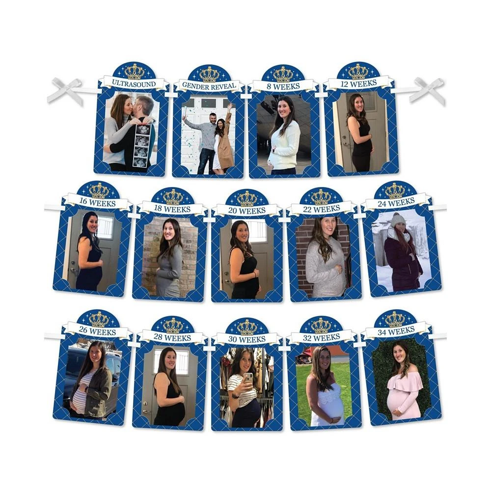 商品Big Dot of Happiness|Royal Prince Charming - DIY Baby Shower Decor - Picture Display - Photo Banner,价格¥119,第1张图片