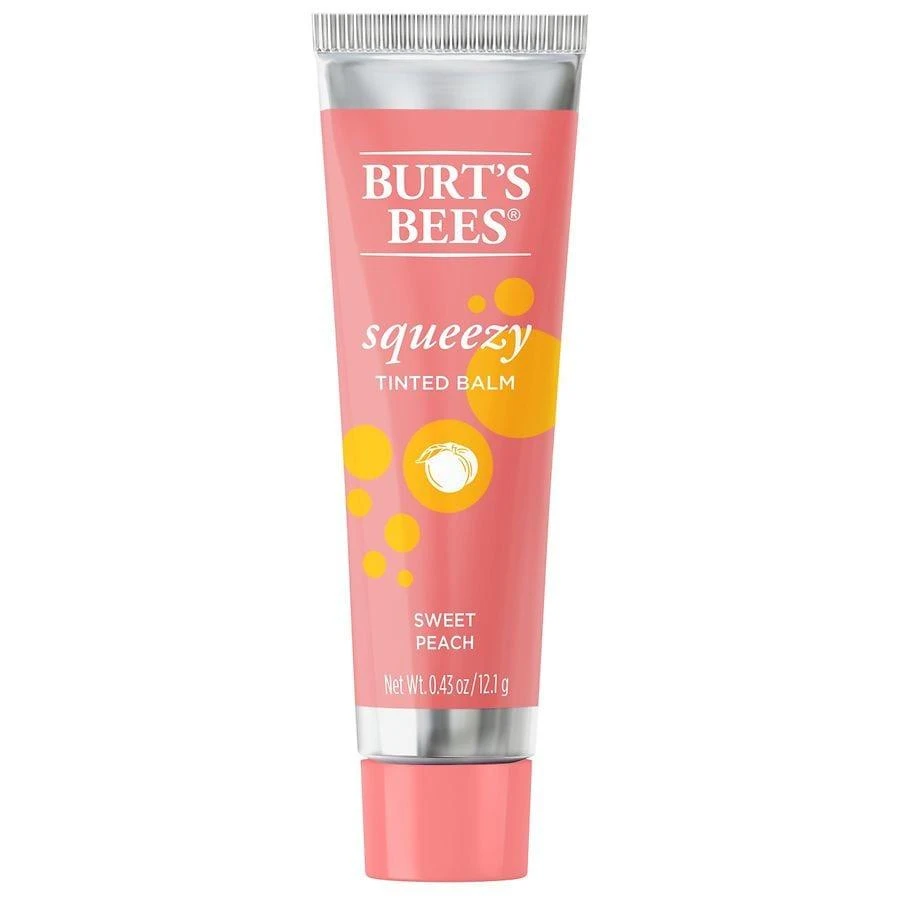 商品Burt's Bees|Squeezy Tinted Lip Balm Sweet Peach,价格¥25,第1张图片