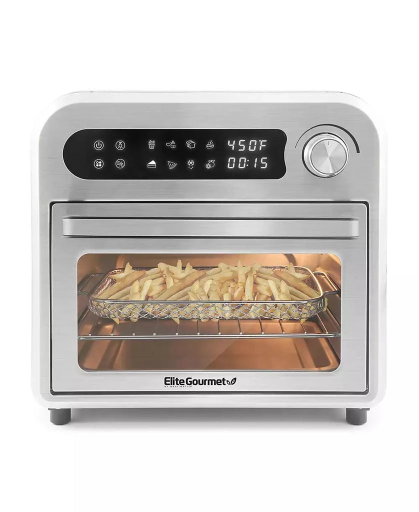 商品Elite Gourmet|10.5Qt Air Fryer Convection Oven with Programmable Timer,价格¥1607,第1张图片