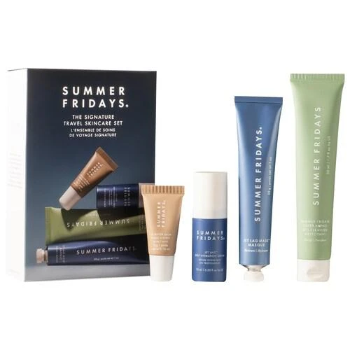 商品Summer Fridays|The Signature Travel Skincare Set,价格¥331,第1张图片