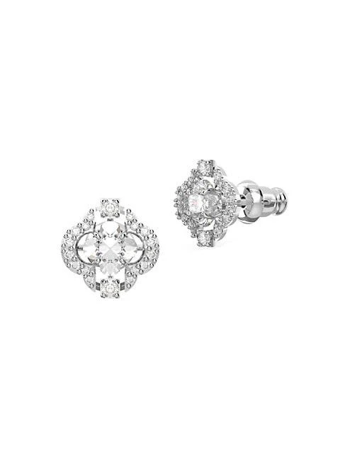 Sparkling Dance Rhodium-Plated & Crystal Necklace & Earrings Set 商品