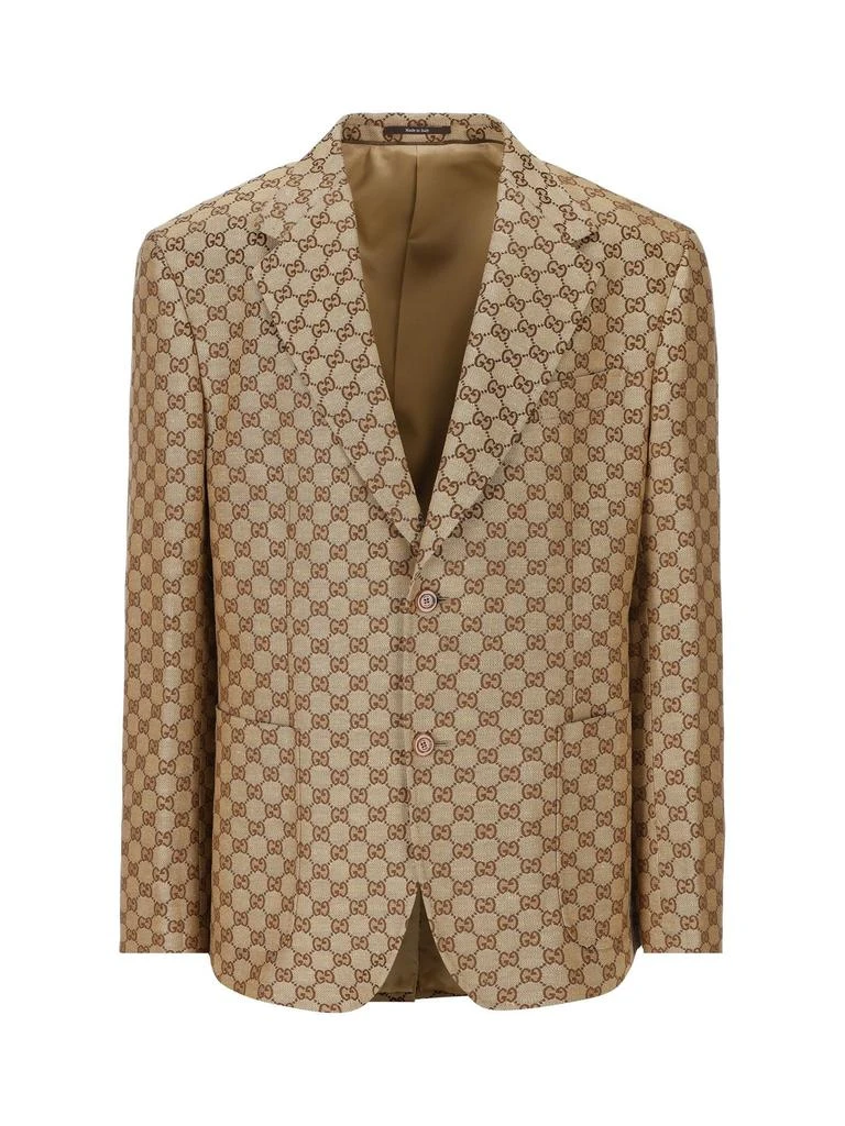 商品Gucci|Gucci GG Supreme Tailored Blazer,价格¥12275,第1张图片