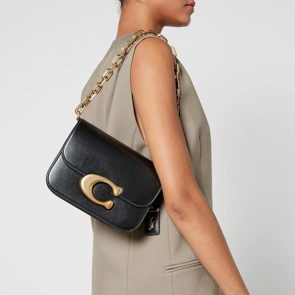 商品Coach|Idol Luxe Leather Shoulder Bag,价格¥4411,第2张图片详细描述