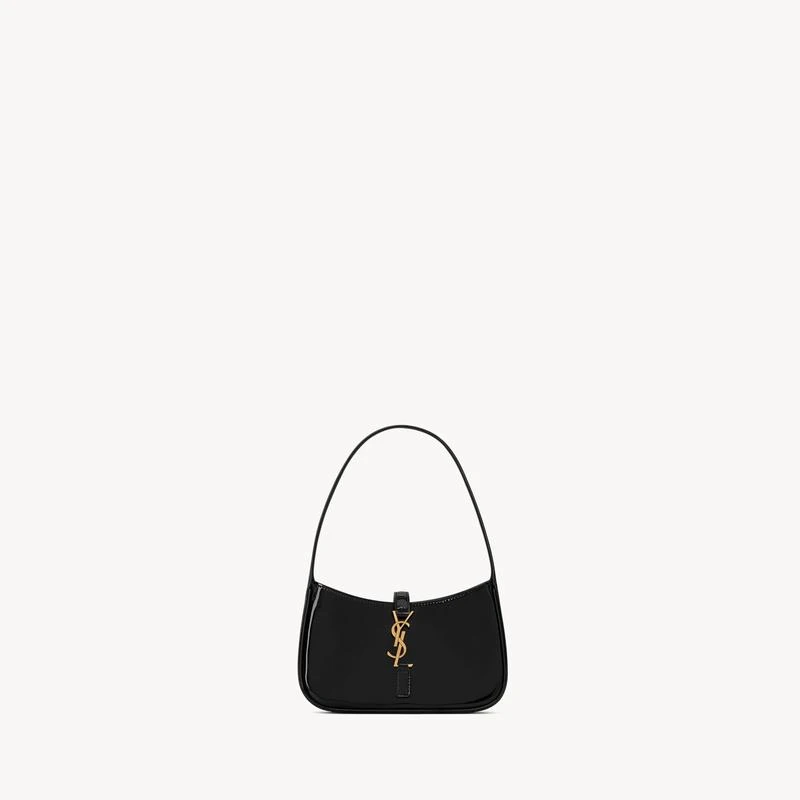 圣罗兰 LE 5 À 7系列女士黑色羊皮手提包 710318B870W1000（两色可选） 商品
