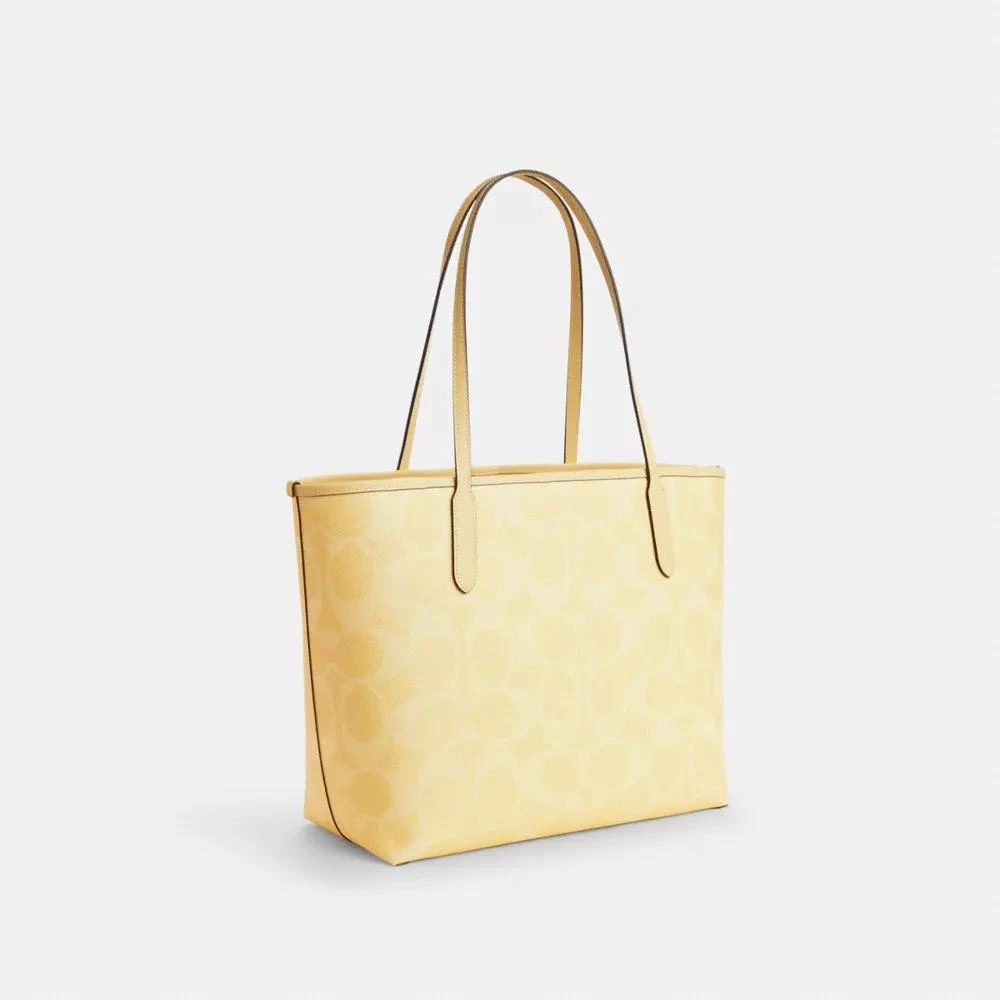 商品Coach|City Tote Bag In Signature Canvas,价格¥1217,第3张图片详细描述