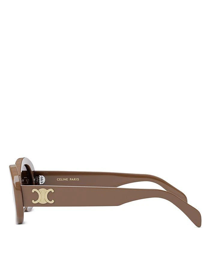 商品Celine|Triomphe Oval Sunglasses, 52mm,价格¥3821,第3张图片详细描述