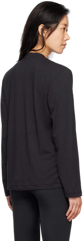 商品SKIMS|Black SKIMS Boyfriend Sleep Long Sleeve T-Shirt,价格¥482,第3张图片详细描述