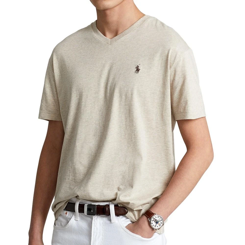 商品Ralph Lauren|Men's Classic-Fit Jersey V-Neck T-Shirt,价格¥418,第4张图片详细描述