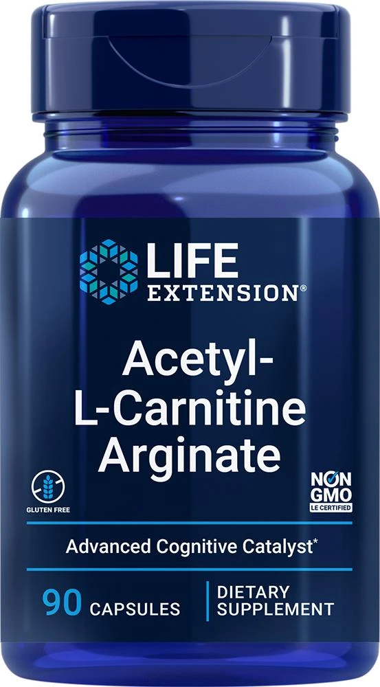 商品Life Extension|Life Extension Acetyl-L-Carnitine Arginate (90 capsules),价格¥207,第1张图片