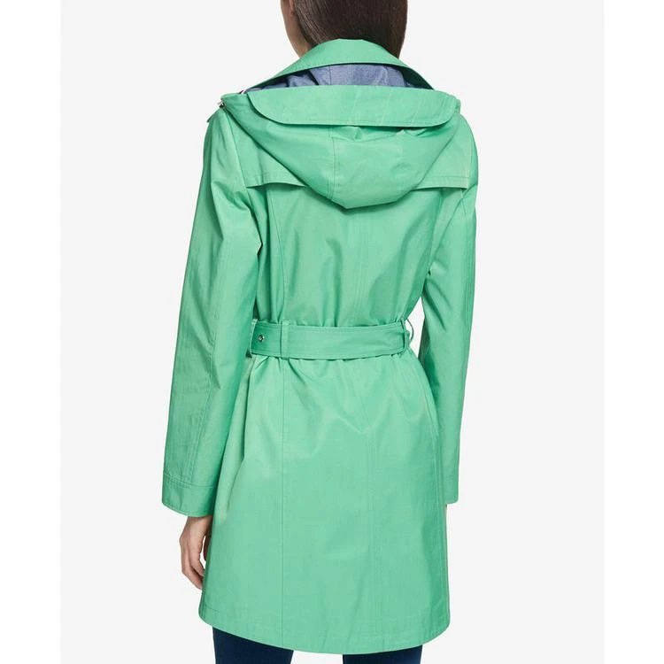 商品Tommy Hilfiger|Water-Resistant Hooded Belted Trench Coat,价格¥852,第3张图片详细描述