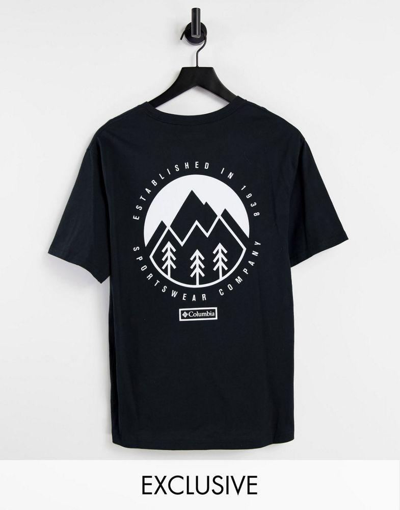 商品Columbia|Columbia Tillamook t-shirt in black Exclusive at ASOS,价格¥134,第1张图片