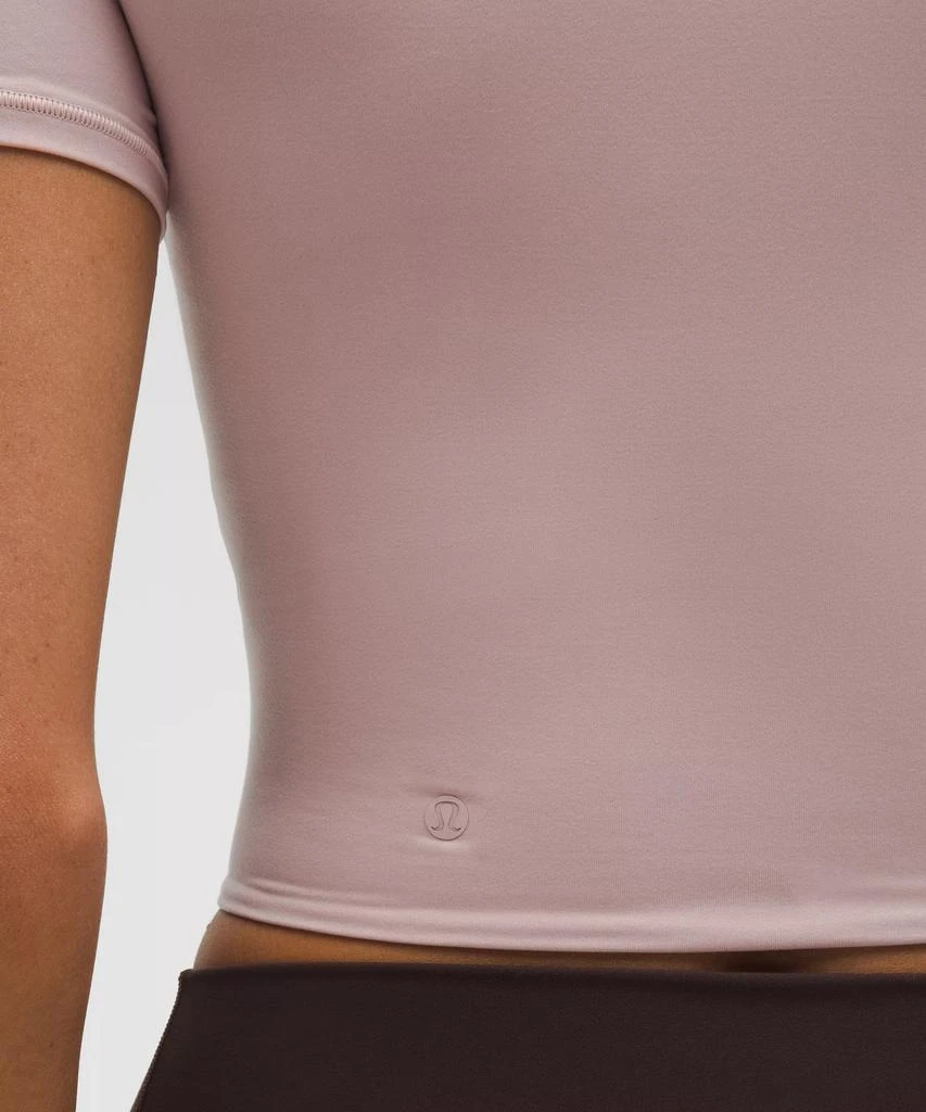 商品Lululemon|Wundermost Ultra-Soft Nulu Crewneck Cropped T-Shirt,价格¥246,第5张图片详细描述