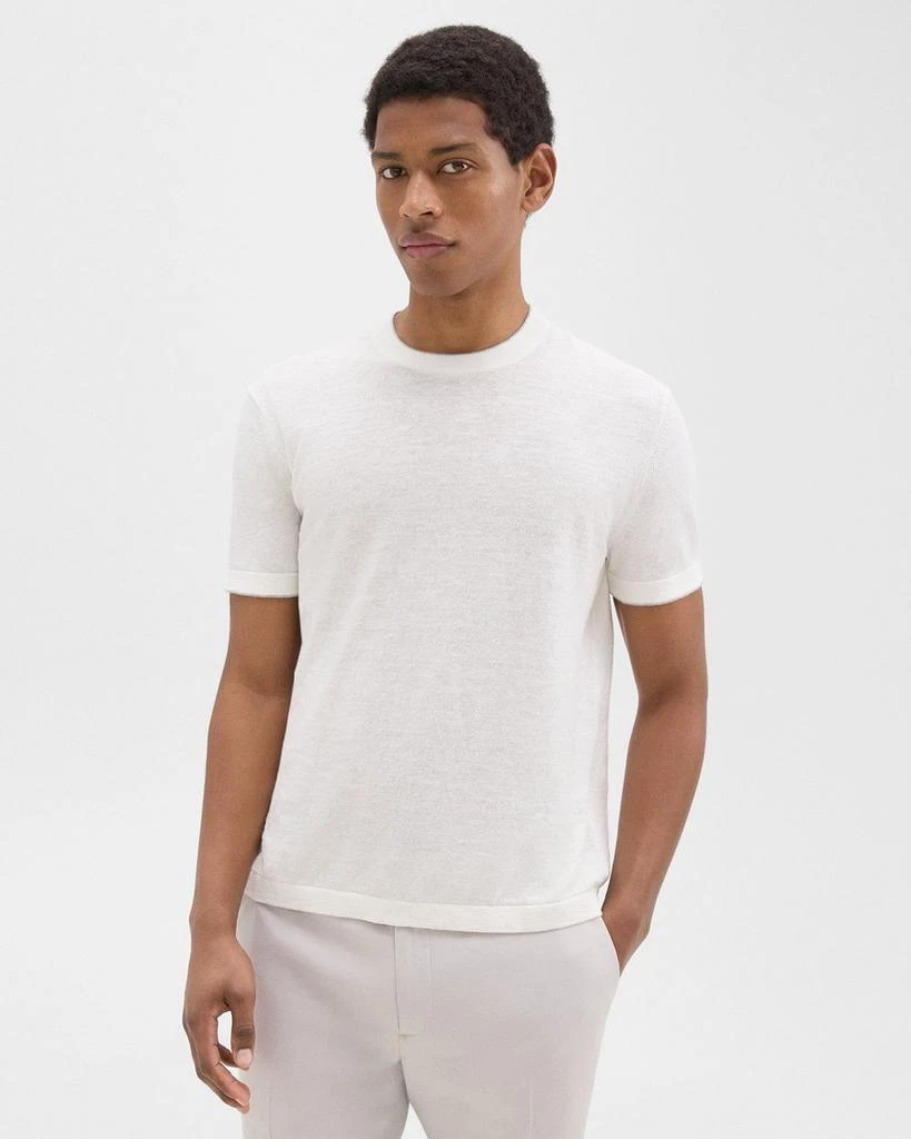 商品Theory|Sarior Tee in Cotton-Linen,价格¥731,第1张图片