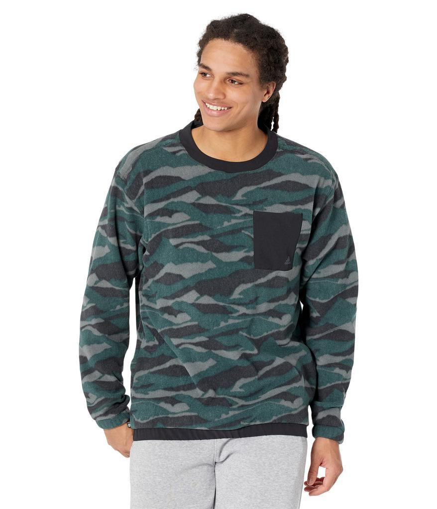 商品Adidas|Texture Printed Crew Sweatshirt,价格¥445,第1张图片