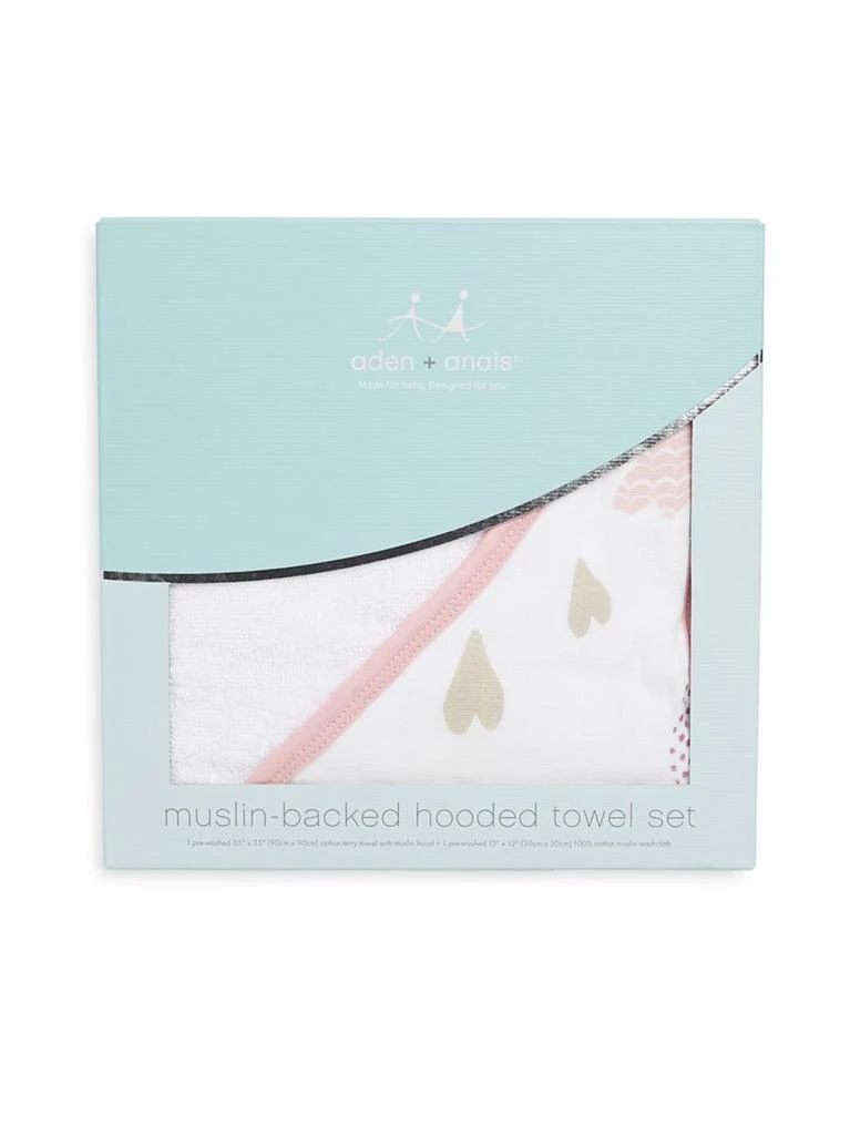 商品aden + anais|Cotton Muslin Hooded Towel Set,价格¥260,第2张图片详细描述