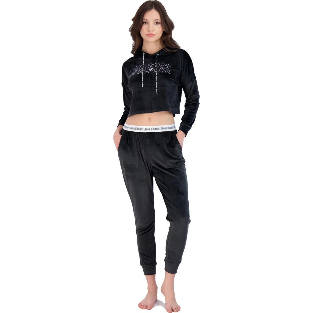 商品Juicy Couture|Juicy Couture Womens 2 Piece Velvet Pajama Set,价格¥104,第1张图片