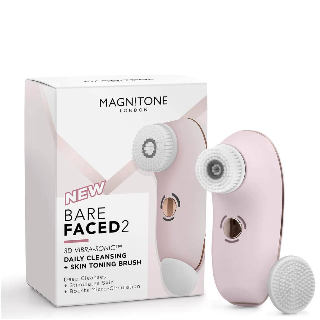 Magnitone London BareFaced 2 Daily Cleansing and Skin Toning Brush - Pink商品第1张图片规格展示
