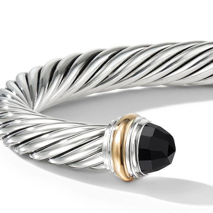 Cable Classics Bracelet with Black Onyx and Gold 商品