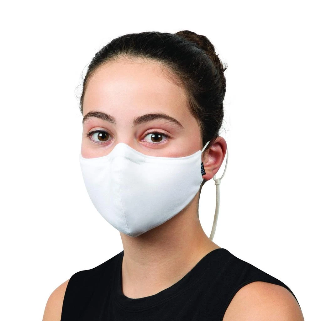 商品Bloch|Soft Stretch Face Mask with Moldable Nose Pad and Lanyard 3-Pack (Toddler/Little Kids/Big Kids),价格¥63,第1张图片