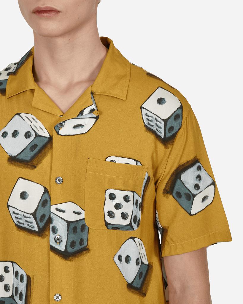 Dice Pattern Shirt Yellow商品第5张图片规格展示