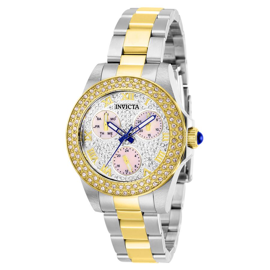 Invicta Angel White Mother of Pearl Dial Quartz Ladies Watch 28474商品第1张图片规格展示