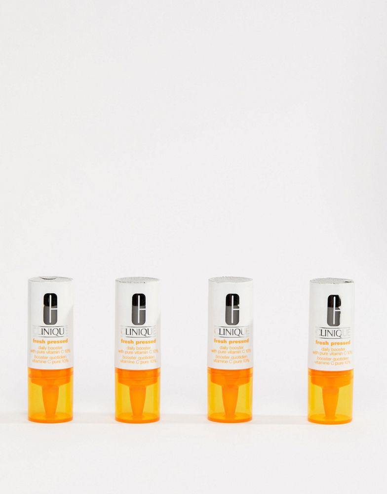 Clinique Fresh Pressed Pure Vitamin C 7-Day Multi-Potent Activator 10% 8.5ml X4商品第1张图片规格展示
