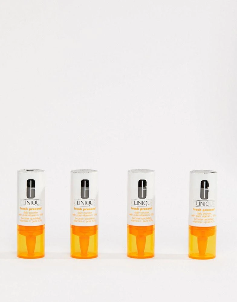 商品Clinique|Clinique Fresh Pressed Pure Vitamin C 7-Day Multi-Potent Activator 10% 8.5ml X4,价格¥727,第1张图片