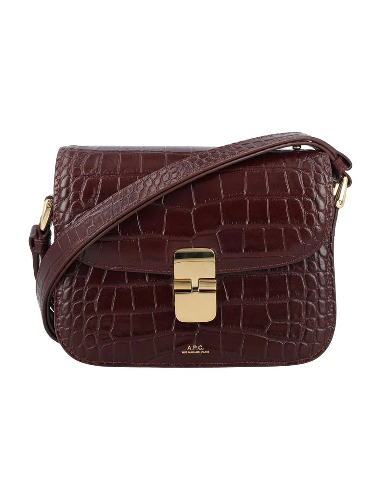 商品A.P.C.|A.P.C. Grace Flip Lock Small Shoulder Bag,价格¥4679,第1张图片
